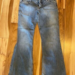 Silver Jeans Women's Classic Blue Wide Leg Jeans